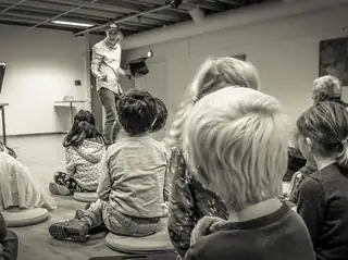 Magic Show and Shared Lunch