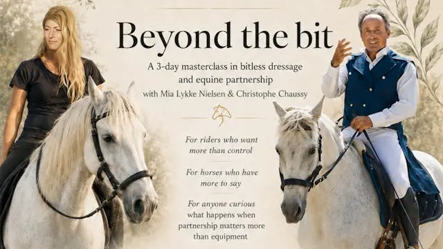 Beyond the Bit - Masterclass Bitless Dressage — Viby Sj.
