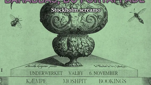 OMSORG – HUDSULT – BARABBAS, DU FÖRTAPPADE (SE) // KÆMPE MOSHPIT VOL. 11. — UnderWerket, København