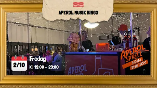 Aperol Musik Bingo — Værftets Madmarked, Helsingør