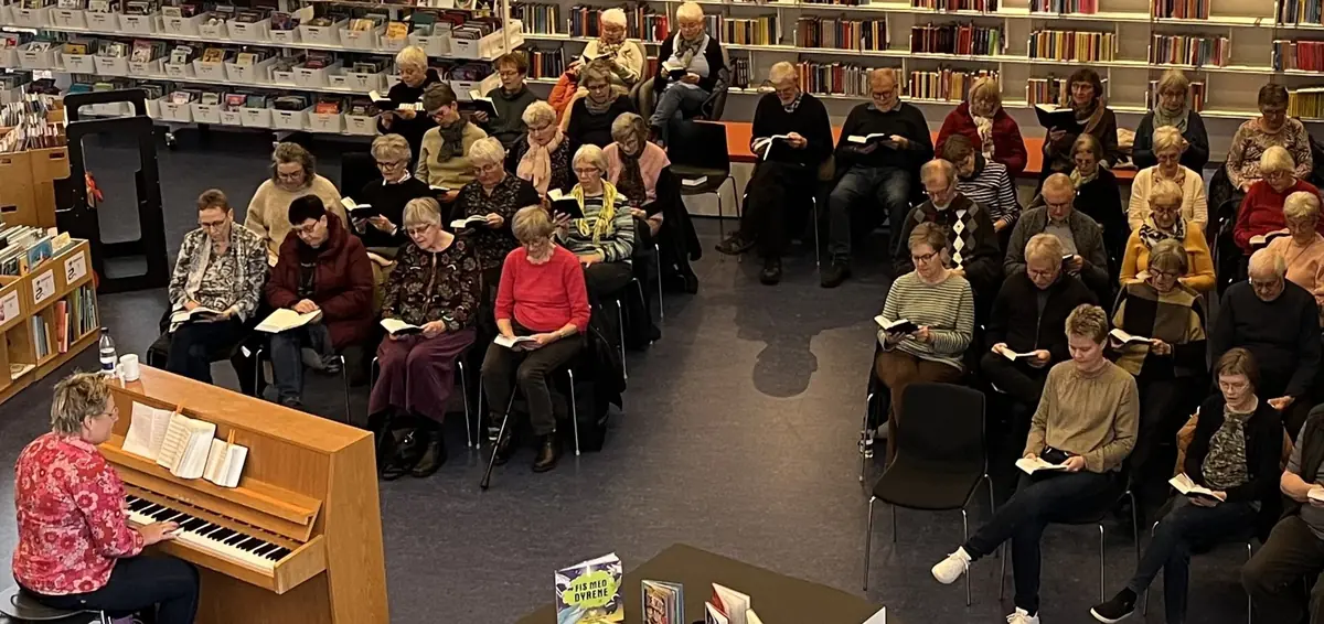 Syng dagen i gang på Magion biblioteket — Magion Biblioteket, Grindsted