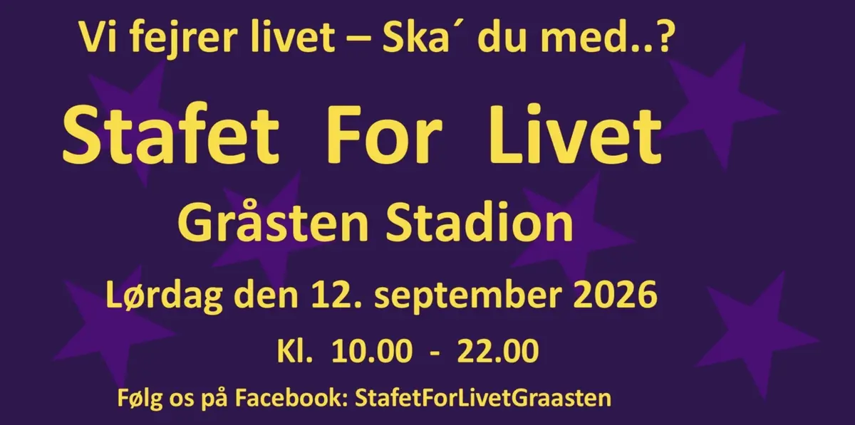 Stafet For Livet — Gråsten Stadion (v/Gråsten Skole), Gråsten