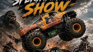 Monster Truck Show at Gormshallen in Jelling