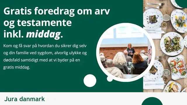 Gratis foredrag om arv, testamente og fremtidsfuldmagter på Café Hawgus I Klitmøller den 6 oktober kl. 18:00 — Café Hawgus, Klitmøller