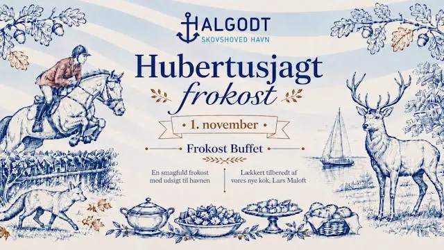 Hubertus Hunt - Lunch at Halgodt — Halgodt, Charlottenlund