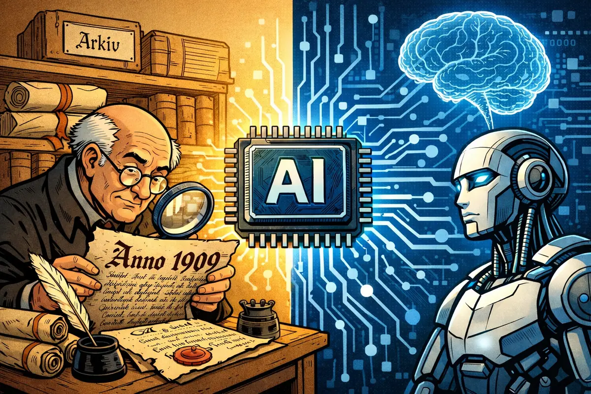 Lokalhistorie møder kunstig intelligens — Hovedbiblioteket, Herlev