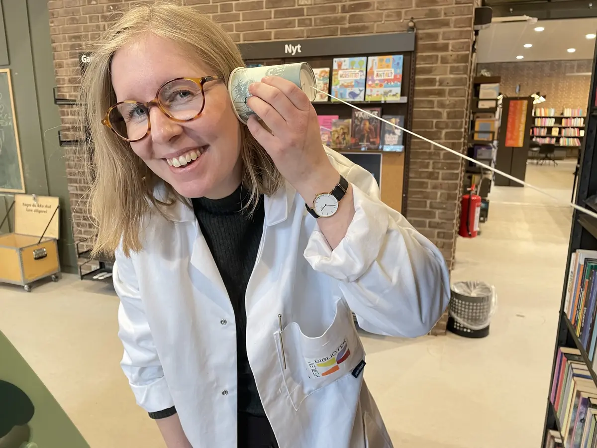 Sjov med science – dåsetelefoner — Hovedbiblioteket, Herlev