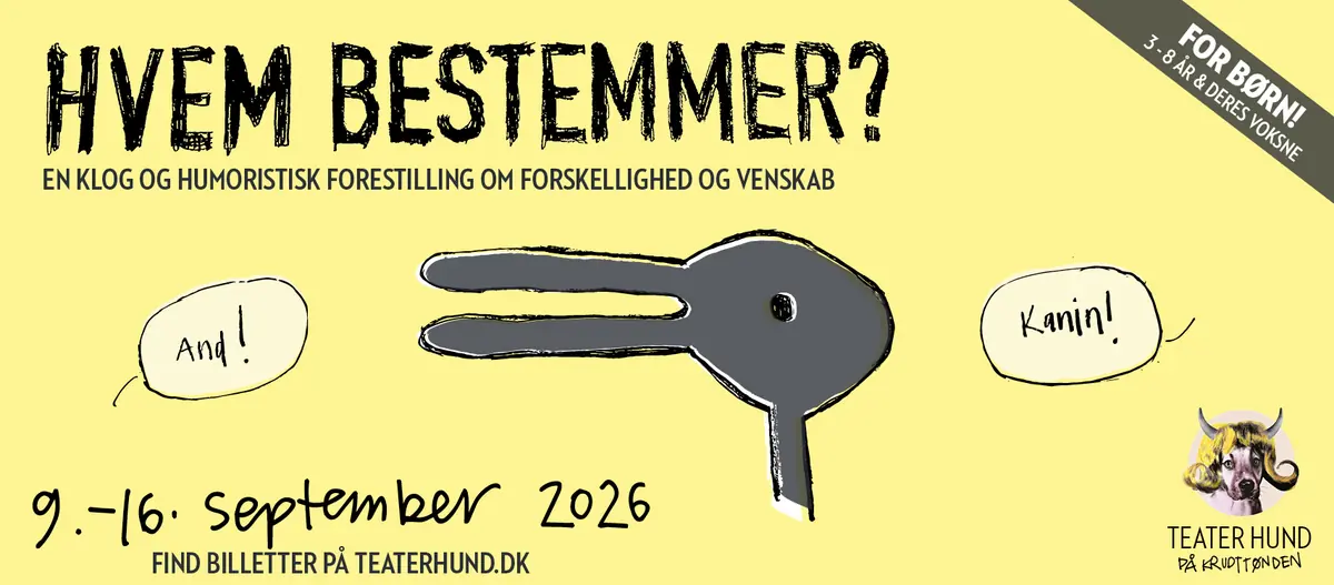 HVEM BESTEMMER? — Krudttønden, København