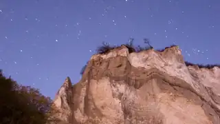 Nacht in der Natur bei Møns Klint
