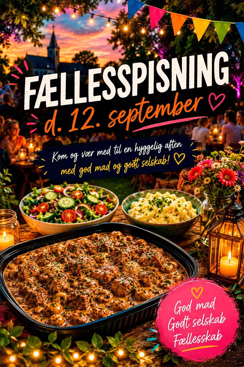 Community Dinner — Pyramidesalen, Nyrup