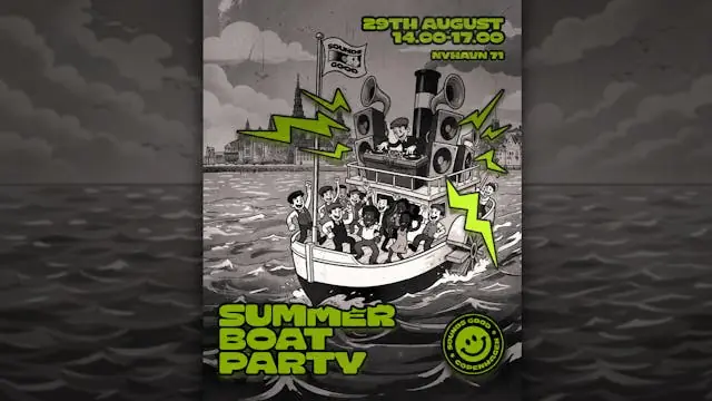 Sounds Good X WAVY - Summer Boat Party — Bjørnsholm, København