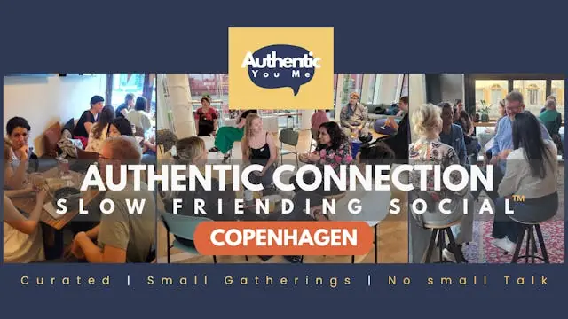 Meet New People. Skip the Small Talk. Meaningful Conversations await. — Short walk from Central Station. Full details shared after registration., Copenhagen