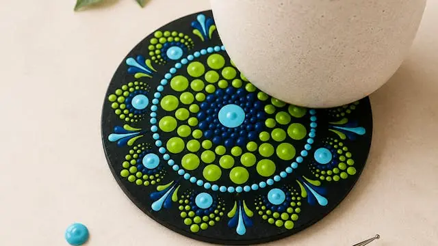 Mandala Tea Coaster Painting Workshop — Emmylou Café, København