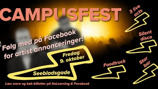 Campusfest UCL Seebladsgade 2026 — UCL Erhvervsakademi og Professionshøjskole | afd. Seebladsgade, Odense