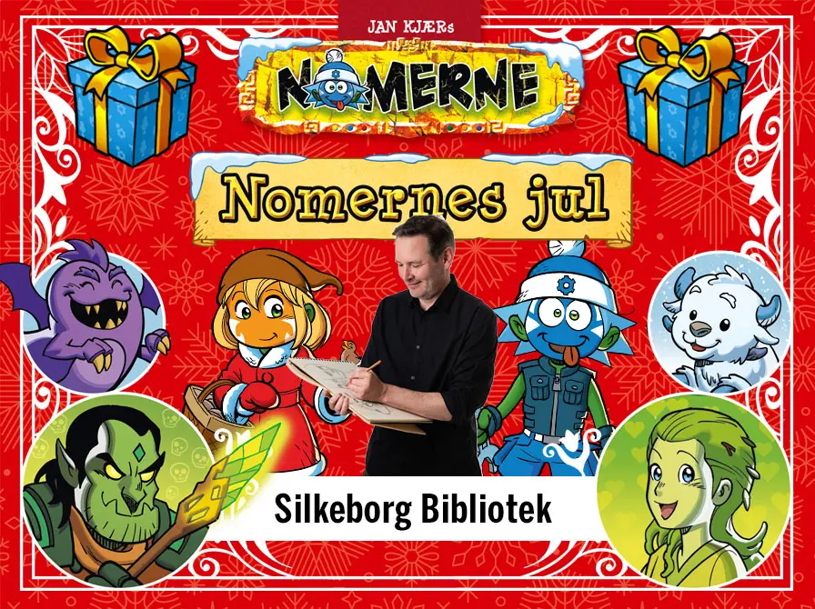Jul med Nomerne og Jan Kjær — Silkeborg Bibliotek, Silkeborg