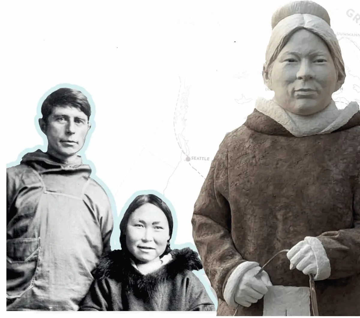 Den Store Slæderejse med Knud Rasmussen og Arnarulunnguaq — Nakskov Bibliotek, Nakskov