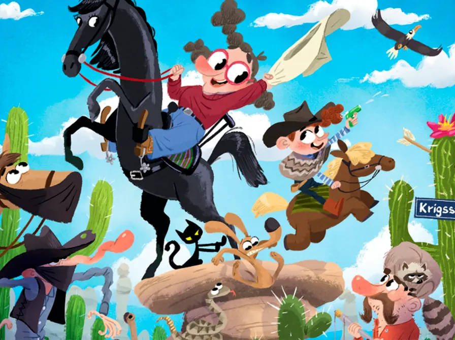 Yee-haw! I Det Vilde Vesten med Anton og Farmor — Silkeborg Bibliotek, Silkeborg