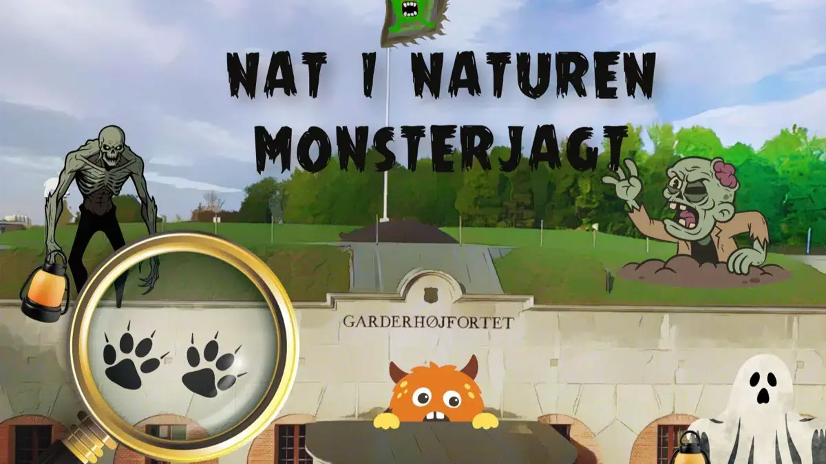 Nat i Naturen på Garderhøjfortet – Monsterjagt i mørket — Garderhøjfortet, Gentofte