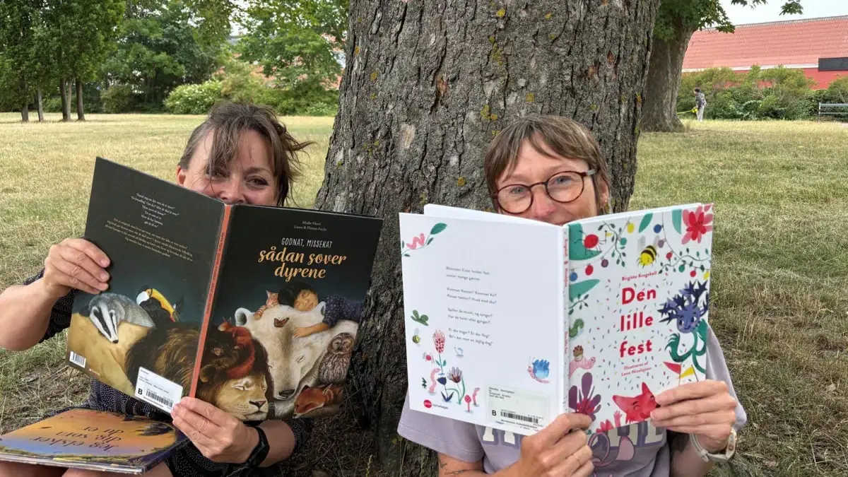 Hygge & højtlæsning for de yngste under åben himmel — Parken foran Rønne Bibliotek, Rønne