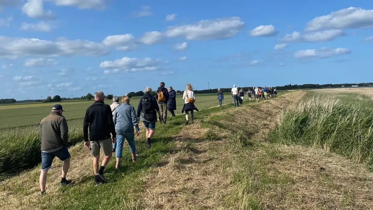 Indvielse af Randers Fjord Stien (Udbyhøj Nord) — Udbyhøj Lystbådehavn ved "Kanonbåden, Havndal