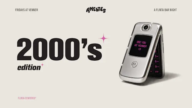 Amentes 2000s bar night — Venner, København
