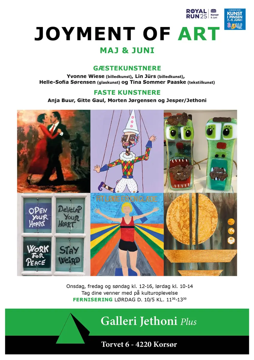 Joyment of Art - Opening Reception · Galleri Jethoni Plus, Korsør