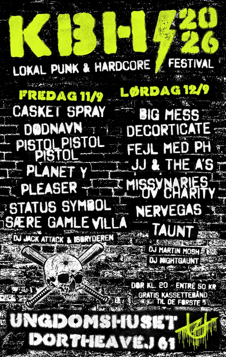 KBH 2026 FEST · Ungdomshuset, København