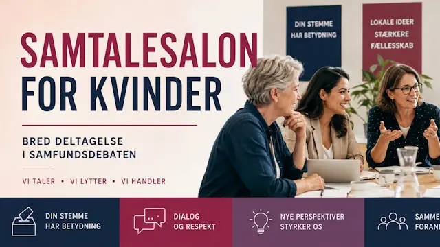 Conversation Salon for Civically Engaged Women · Den gule pakhus, Maribo