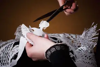 Poetry in Paper - papirkunst i Gudenåhuset