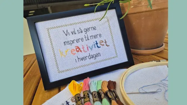 Cross-Stitch Embroidery - Traditional Craft in Modern Settings · Makit Workshops & Værkstedscafé, Stenløse