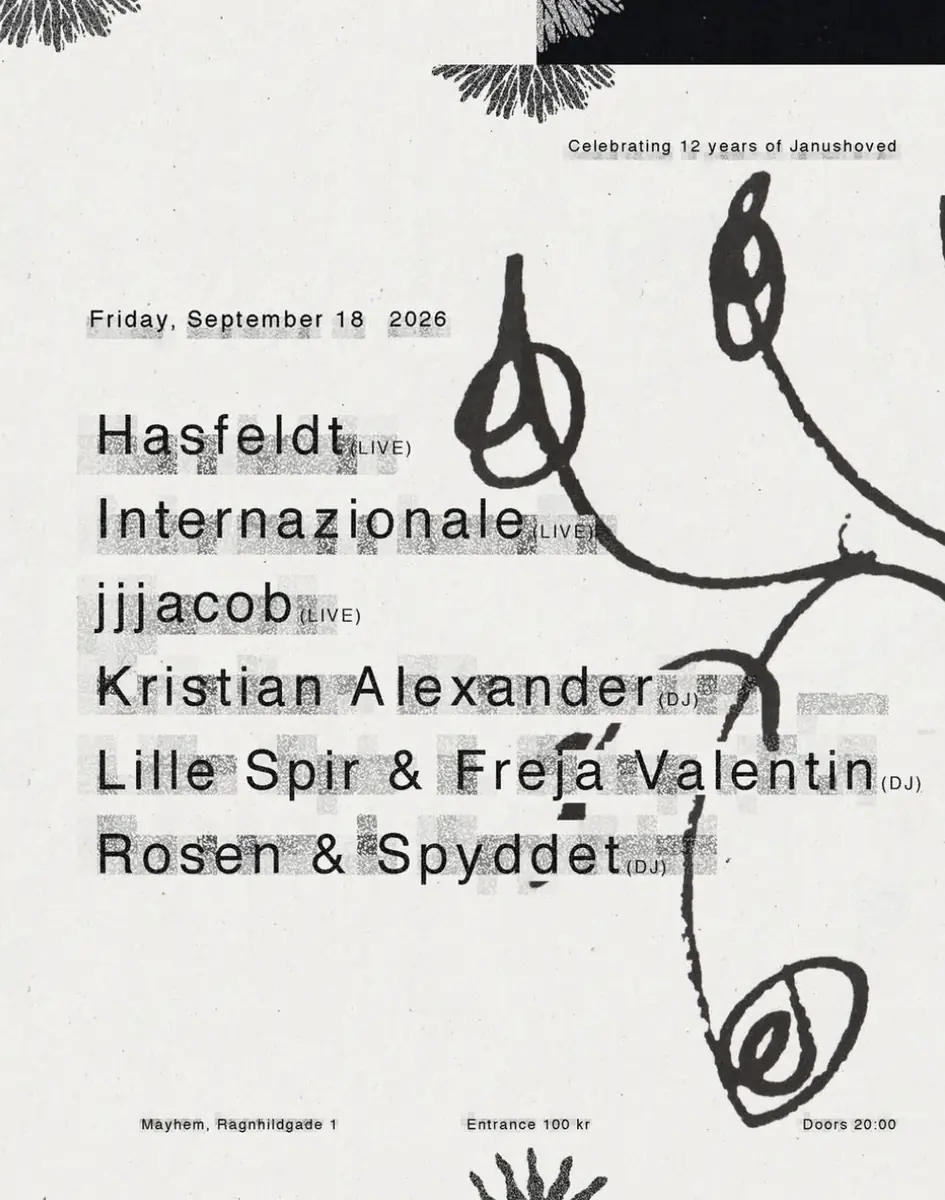 12 Years of Janushoved · Mayhem, Copenhagen