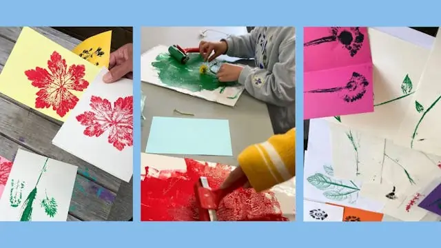 Plant Printing for Children · Verdens Mindste Kulturhus, Copenhagen