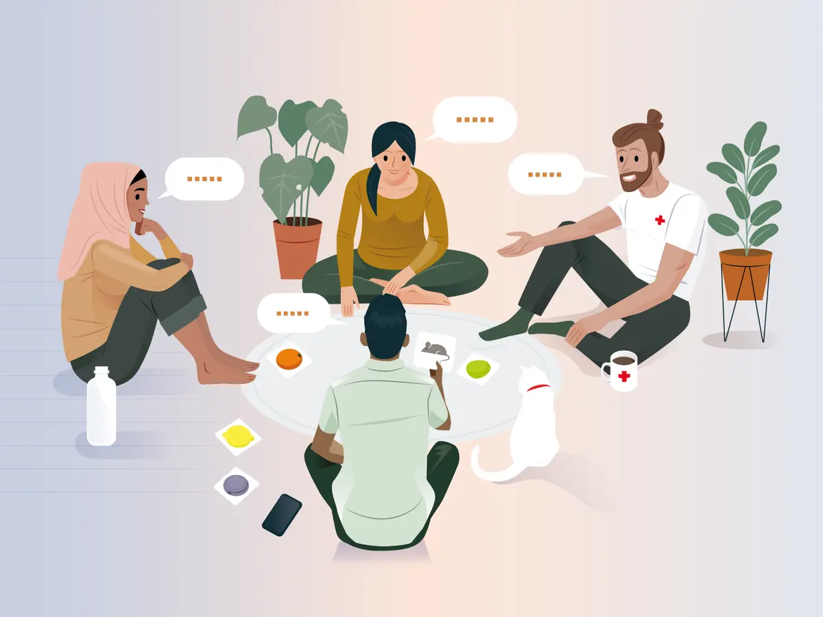 Sprogcafé / language café — Hovedbiblioteket, Herlev