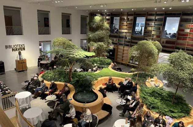 Book Thursday in the Library Garden in September, Aarhus · Det Kgl. Bibliotek, Copenhagen