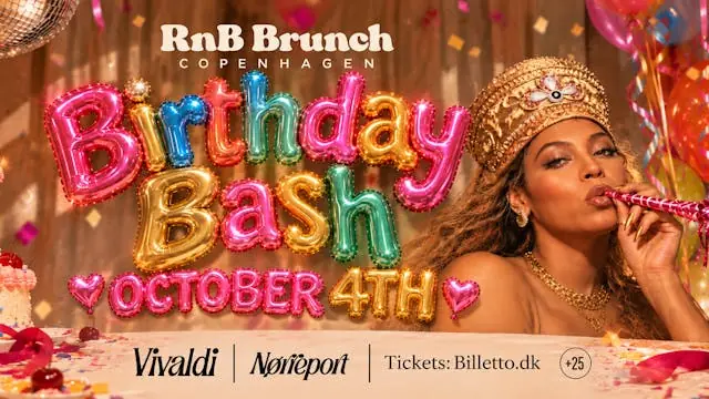 RnB Brunch Cph: 1 Year Birthday Bash · Cafe Vivaldi, Copenhagen