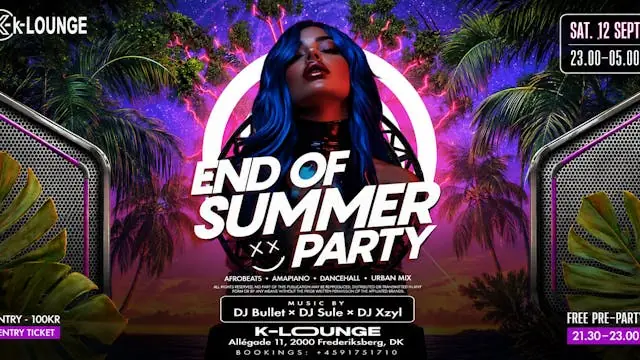 End of Summer Party · K-Lounge, Frederiksberg