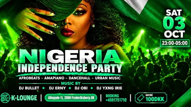 Nigeria Independence Party · K-Lounge, Frederiksberg