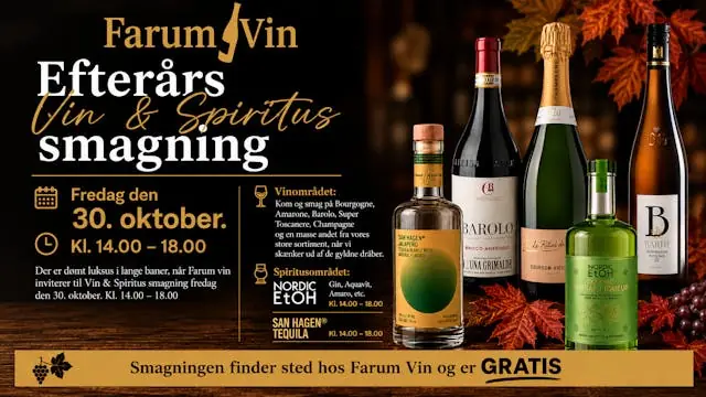 Autumn Wine & Spirits Tasting · Farum