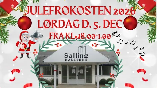 Christmas Party 2026 · Sallling Hallerne, Roslev