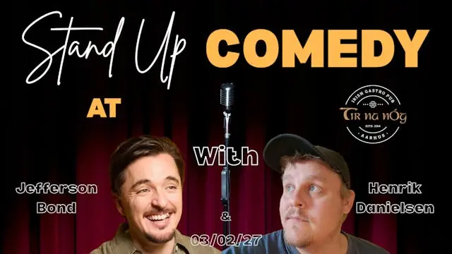 Stand-Up Comedy with Jefferson Bond & Henrik Danielsen · Tír na nÓg — Irish Gastropub, Aarhus