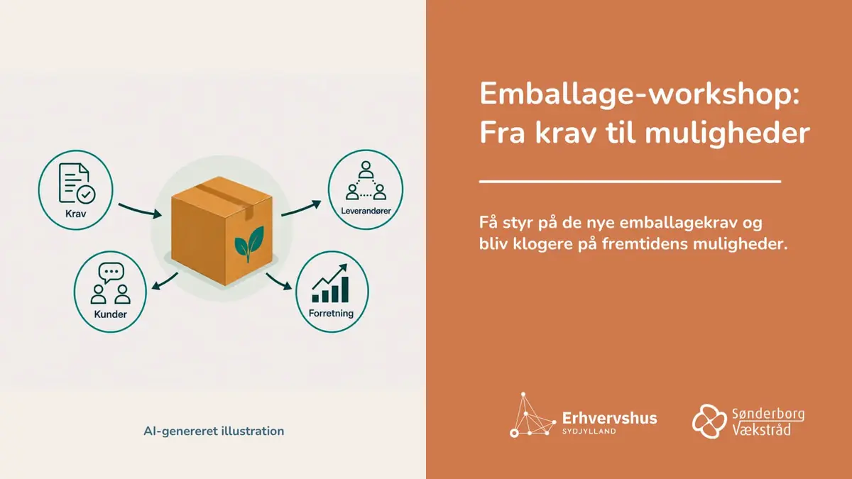 Emballage-workshop: Fra krav til muligheder — Domicilet, Sønderborg