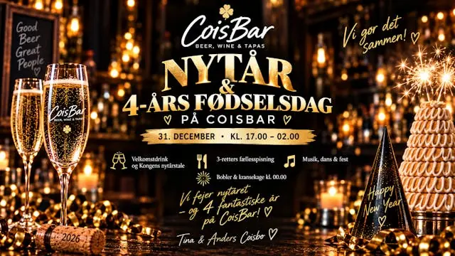 Nytårsaften — CoisBar, Sorø