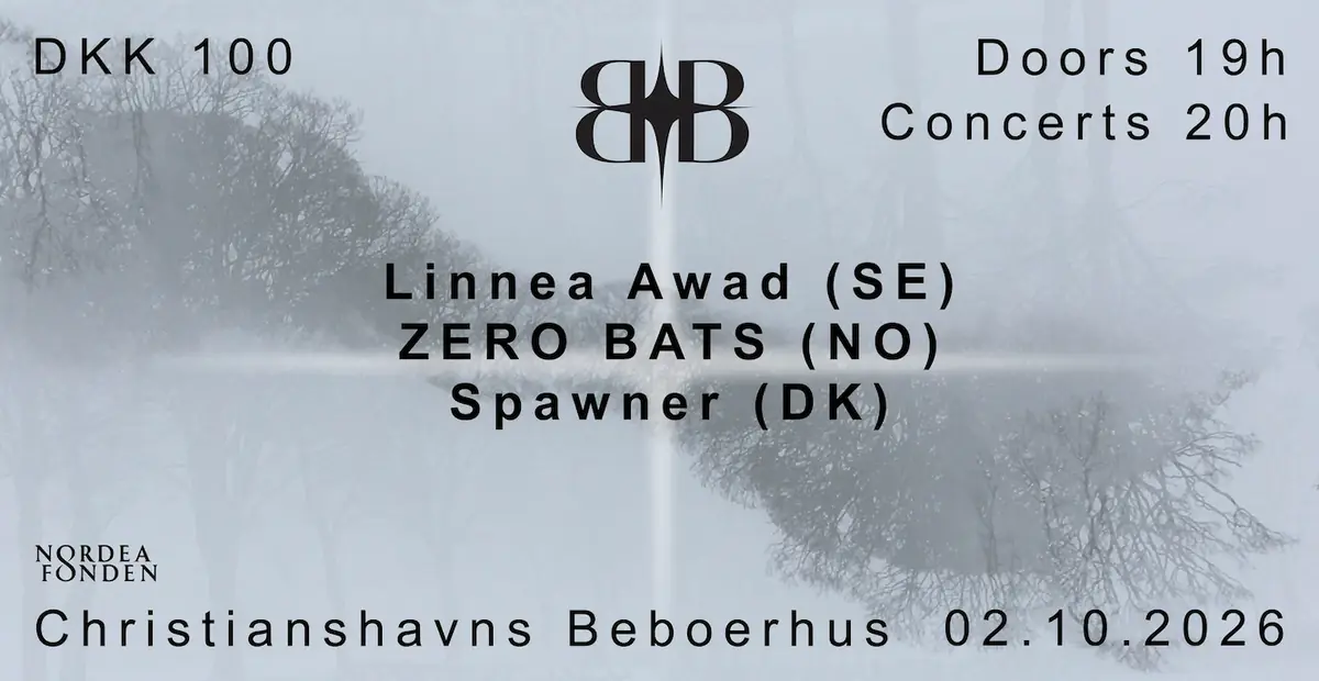 Boarder Breaks: Linnea Awad (SE) / ZERO BATS (NO) / Spawner (DK) · Christianshavns Beboerhus, Copenhagen