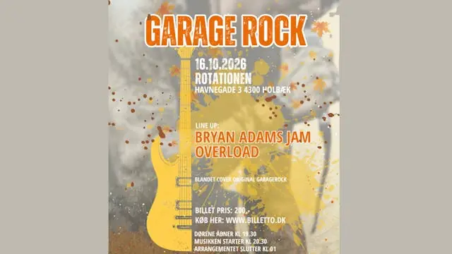 Garage Rock at Rotationen (Standing Concert) · Rotationen, Holbæk