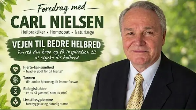 The Path to Better Health - Understand Your Body and Strengthen Your Health with Naturopath Carl Nielsen, 40 Years of Experience · Huset i Ro, Ikast