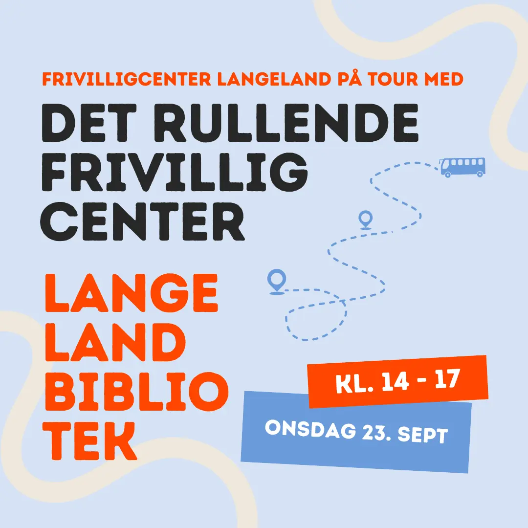 The Mobile Volunteer Center comes to Langeland Library · Langeland Bibliotek, Rudkøbing