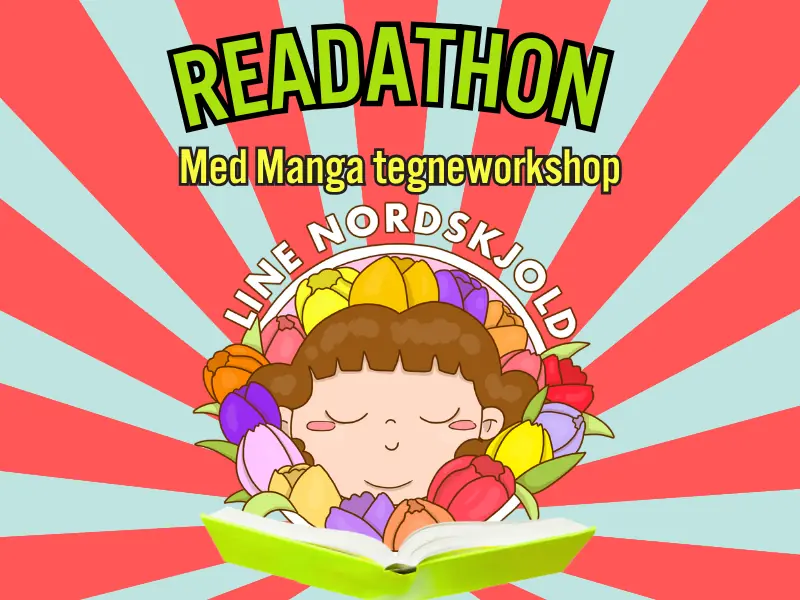 Readathon & Mangategneworkshop — Aabenraa Bibliotek, Aabenraa