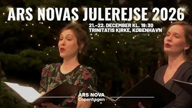 Ars Nova's Christmas Journey 2026 · Trinitatis Kirke, Copenhagen