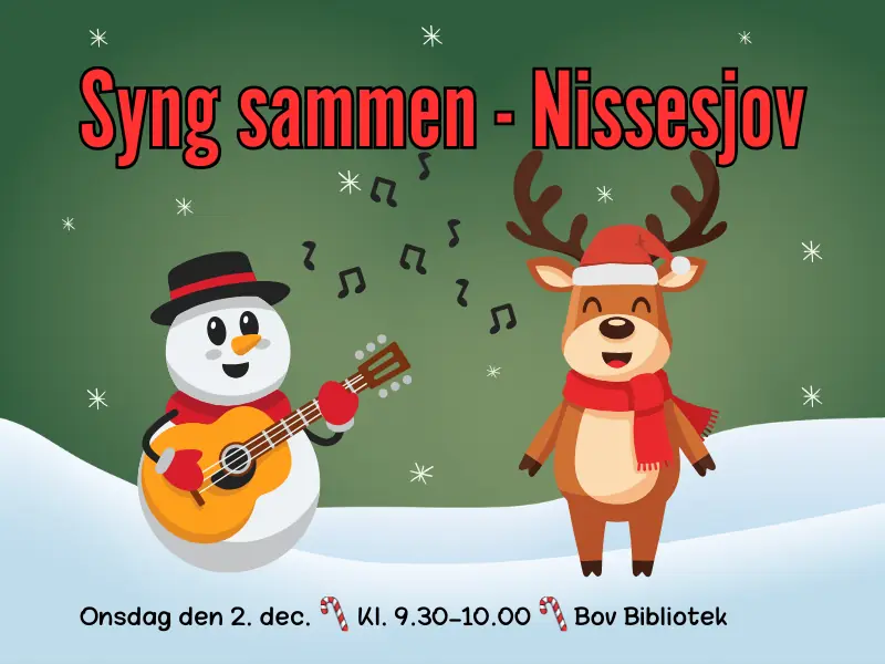 Syng sammen: Nissesjov — Bov Bibliotek, Padborg