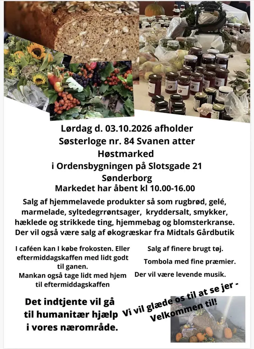 Open House - Autumn Market · odd fellow bygning, Sønderborg